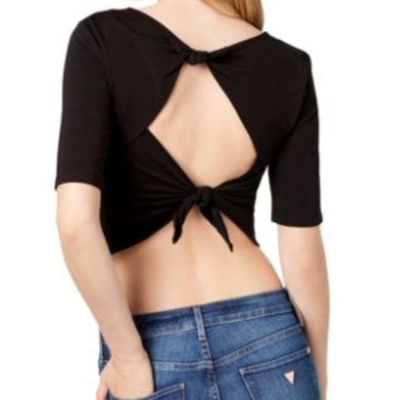 Guess Tops - GUESS Black Top with Back Detail